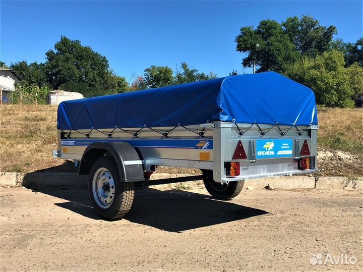 Прицеп 2,5х1,3х0,3 цинк тент