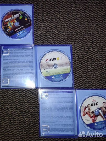 Игровые диски на Ps4 FIFA 15,UFC,Ведьмак дко