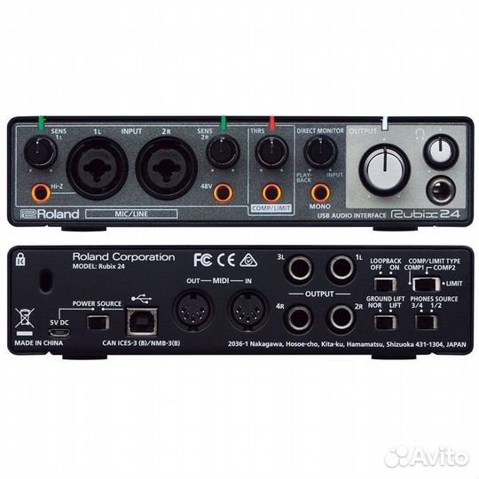 Внешняя звуковая карта Roland Rubix24