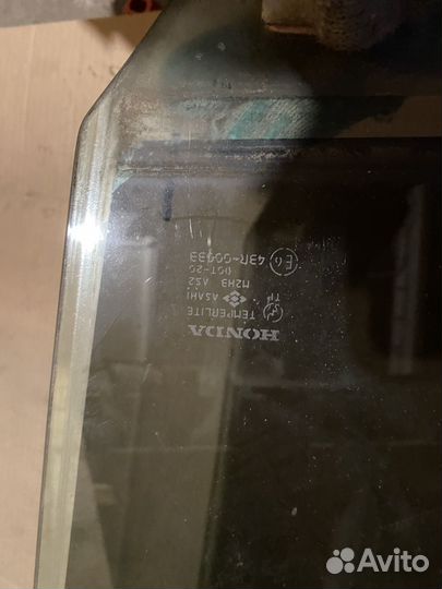 Стекло заднее правое honda logo хэтчбек