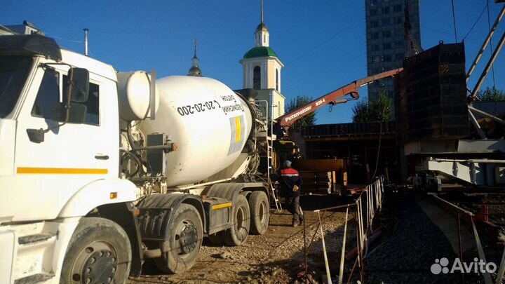 Бетон готовый для фундамента