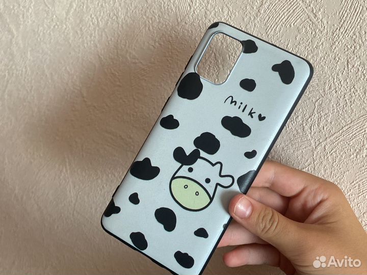 Чехол на телефон A51, рисунок корова