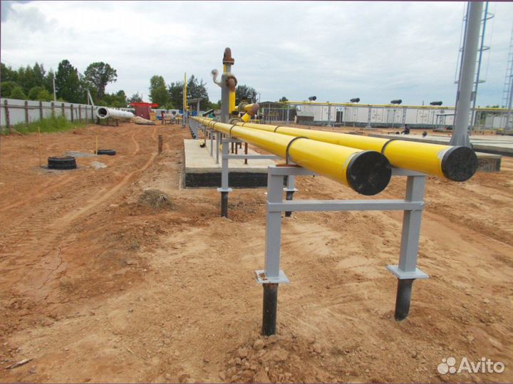 Опоры технологических трубопроводов