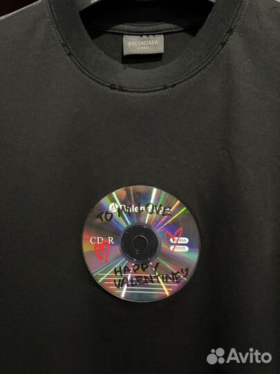 Balenciaga Valentines CD T-Shirt футболка