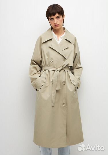S-L Тренч sela тренчкот плащ холодно бежевый
