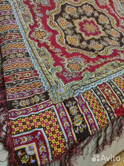 Павловопосадский платок шерсть