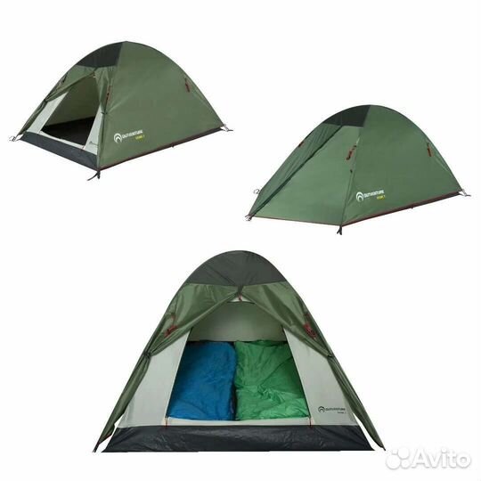 Палатка туристическая Outvenure дом 2 двухместная