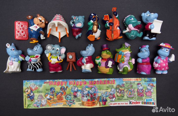 Киндер сюрприз Бегемоты