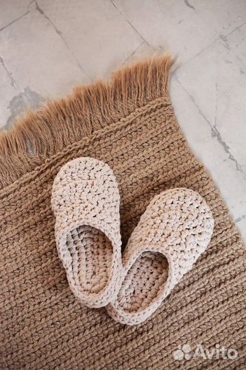 Вязаный ковер