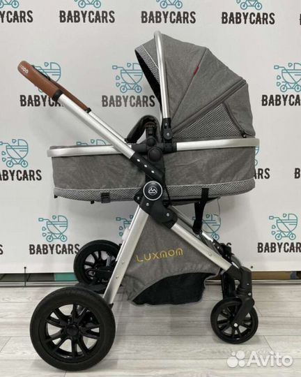 Коляска 3в1 трансформер новая (серый цвет )