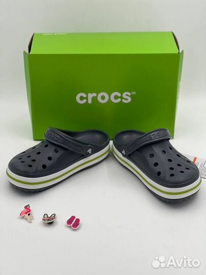 Сабо Crocs Crocband Grey Classic