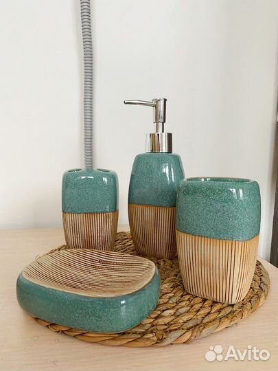 Набор для ванной декор посуда интерьер