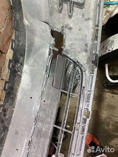 Бампер передний на volkswagen tiguan 1