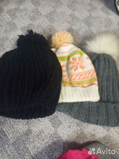 Шапки,шлем,снуд,шарф, варежки