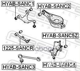 Сайлентблок hyab-sanc5Z hyab-sanc5Z Febest