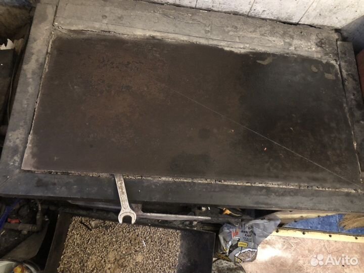 Металлическая плита на печку