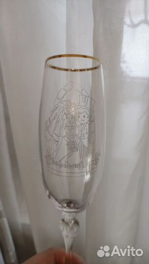 Свадебные бокалы для шампанского bohemia