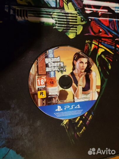 Диск GTA5 premium edition PS