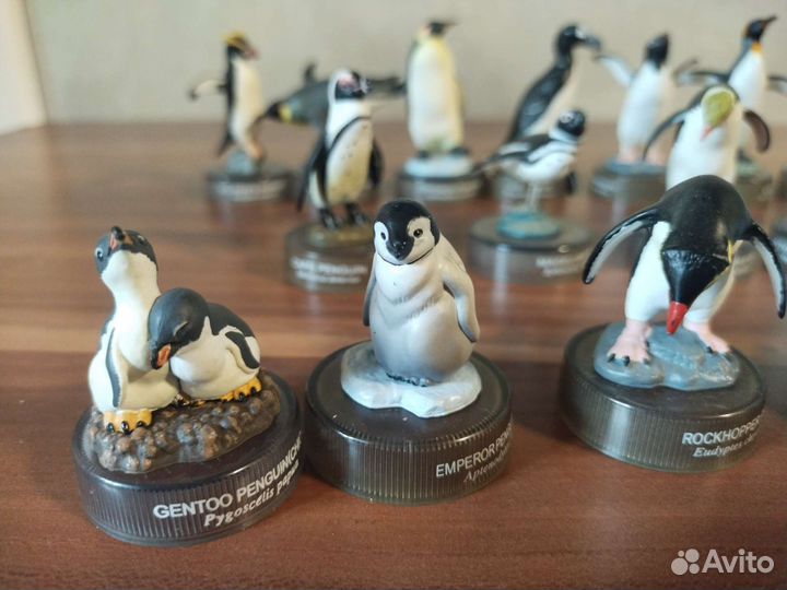 Пингвины Kaiyodo Capsule Aquarium 18 фигурок