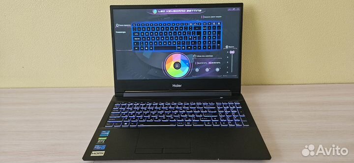 Игровой ноутбук Haier c RTX 3050Ti +игровая мышь