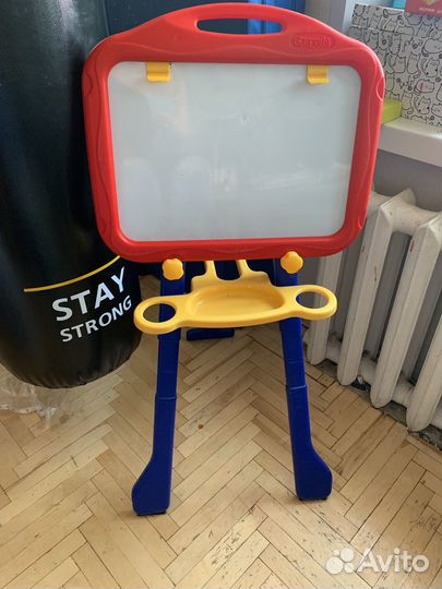 Доска Crayola магнитная и маркерная 2 стороны