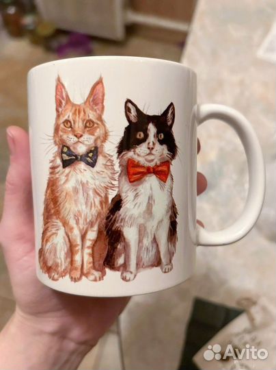 Портрет питомца на кружке