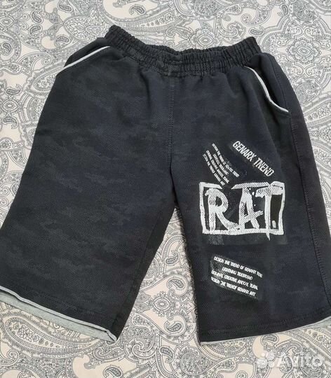 Рашгард для мальчика + шорты 2 шт р. 122-128