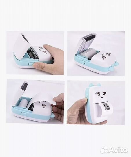 Мини принтер портативный детский