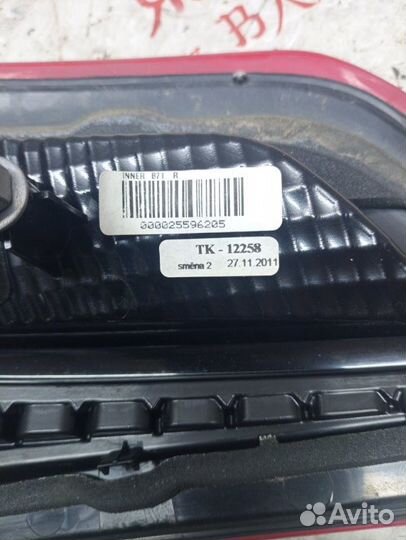 Фонарь задний правый Citroen C4 B7 хетчбек 5F02