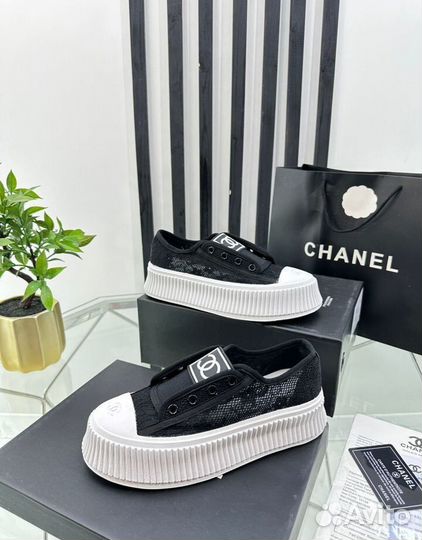 Кеды женские летние chanel