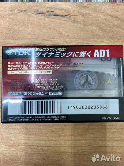 Кассета TDK AD 1 80 (2524)