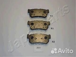 Колодки тормозные дисковые, комплект pps01af Ja