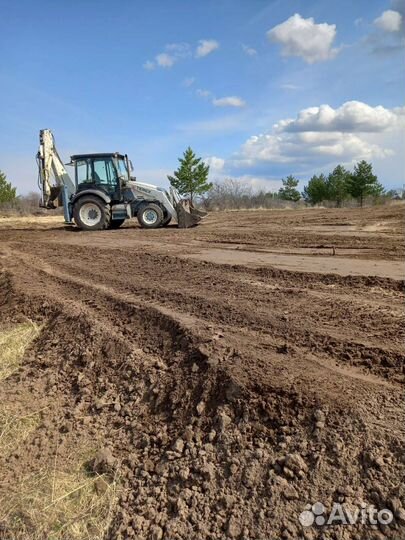 Услуги экскаватора-погрузчика