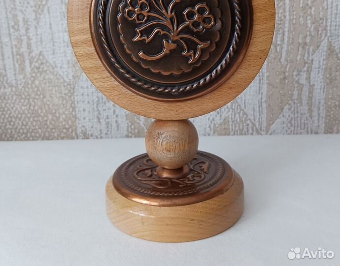 Подсвечник СССР, дерево,винтаж