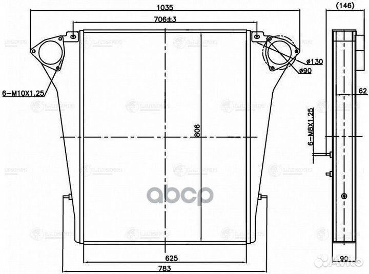 Интеркулер lric0780 luzar