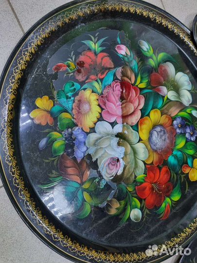 Поднос. Жостово. Времён СССР