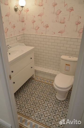 Ремонт санузла, ванных комнат, кафелеукладка