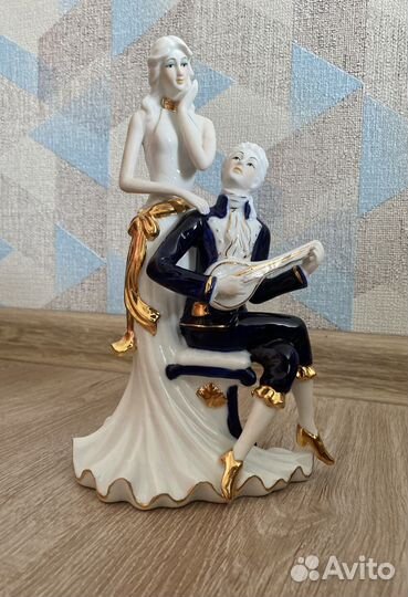 Статуэтка музыкант и его муза
