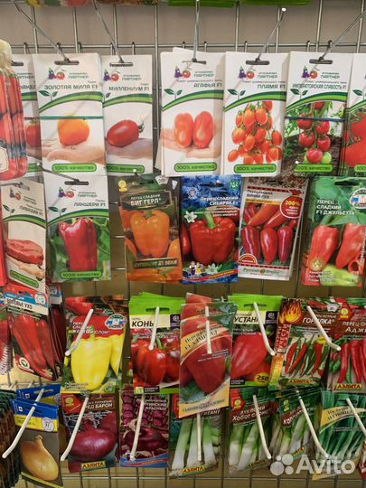 Семена овощных и цветочных культур