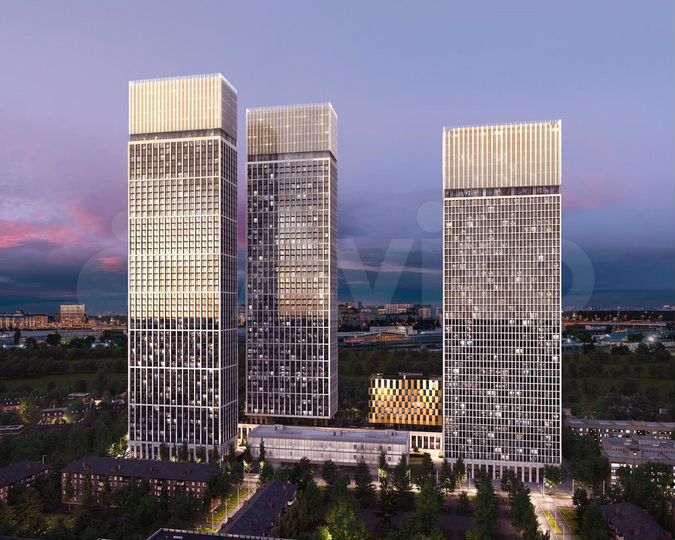 2-к. квартира, 64,9 м², 31/55 эт.