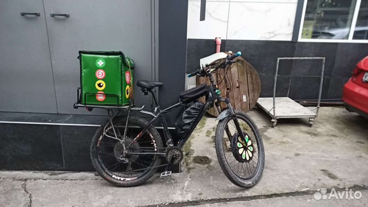 Электровелосипед полный привод бу дербан