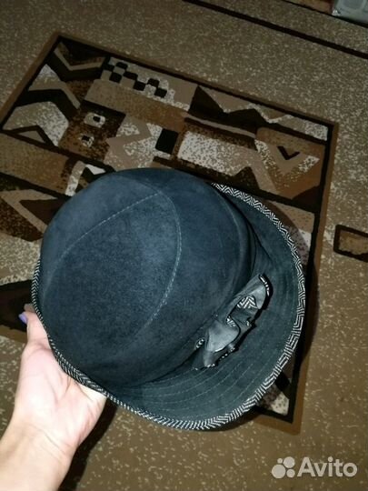 Шляпа натуральная замша