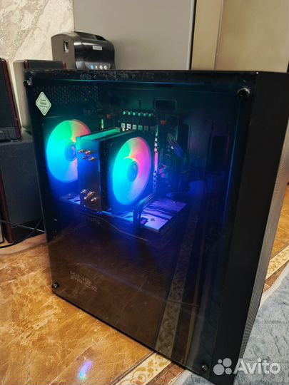 Компьютер для работы и игр 2640v3, 16Gb, RX580 8Gb