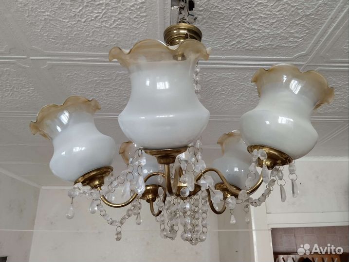 Люстры потолочные бу