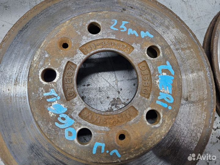 Тормозные диски передние Chery Tiggo T11 оригинал