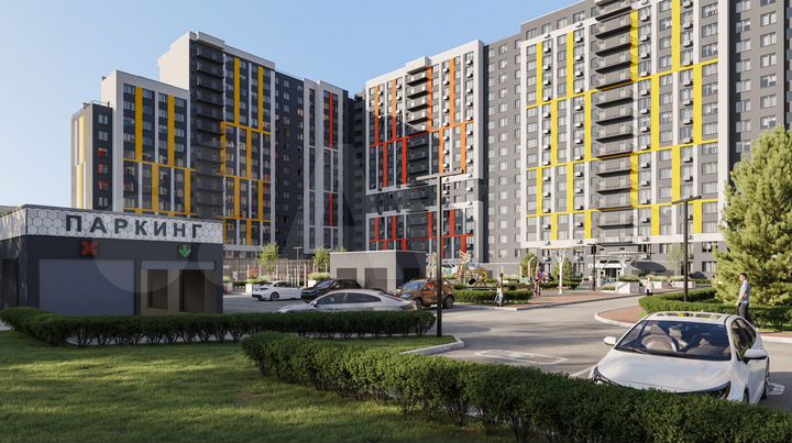 3-к. квартира, 83,8 м², 10/16 эт.