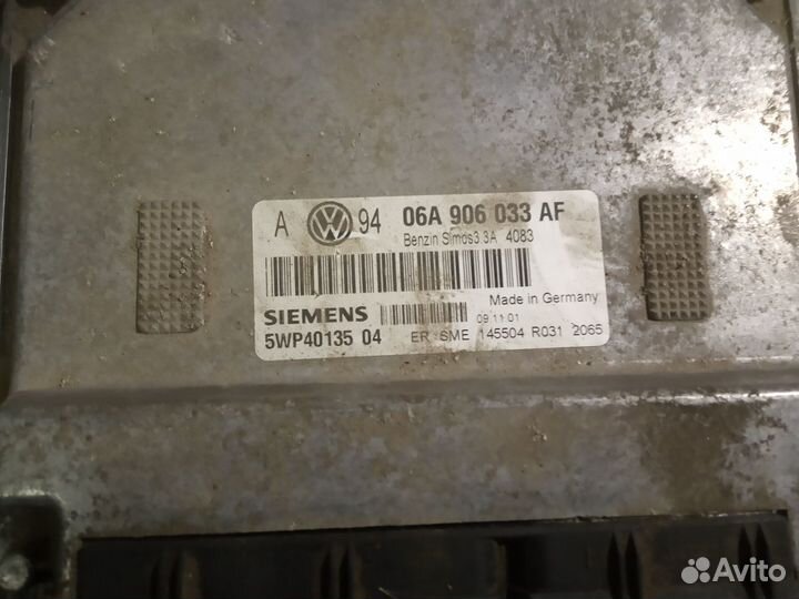 Блок управления двигателем Golf 4 Bora Skoda