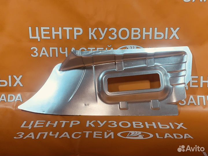 Соединитель заднего крыла и пола левый granta