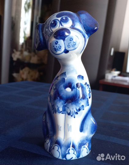 Собака Гжель