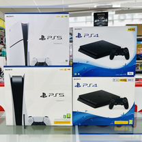 PS4 и PS5, новые, б/у с гарантией